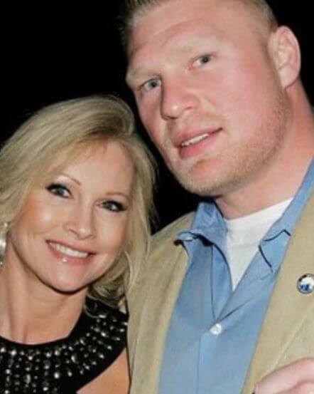 Mariah Richardson's mother, Sable with her current husband, Brock Lesnar.